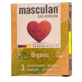 Экологически чистые презервативы Masculan Organic - 3 шт. - Masculan - купить с доставкой в Находке