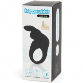 Черное эрекционное виброкольцо Happy Rabbit Rechargeable Rabbit Cock Ring - Happy Rabbit - в Находке купить с доставкой