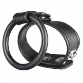 Двойное кольцо выносливости на пенис DUAL STAMINA RING - BlueLine - в Находке купить с доставкой