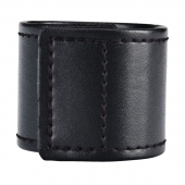 Хомут-утяжка для мошонки из искусственной кожи на липучке VELCRO BALL STRETCHER- 4 см. - BlueLine - в Находке купить с доставкой