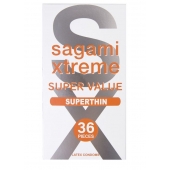 Ультратонкие презервативы Sagami Xtreme Superthin - 36 шт. - Sagami - купить с доставкой в Находке