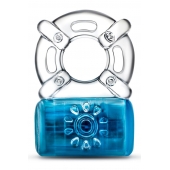 Синее эрекционное виброкольцо One Night Stand Vibrating C-Ring - Blush Novelties - в Находке купить с доставкой