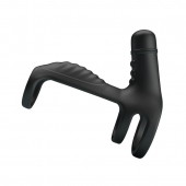 Черная вибронасадка на пенис Vibrating Penis Sling - Baile - в Находке купить с доставкой