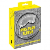Прозрачная насадка на пенис Piss Play Sleeve для игр с мочеиспусканием - Orion - купить с доставкой в Находке