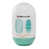 Бирюзовый мастурбатор-яйцо Twist Angel - Baile - в Находке купить с доставкой