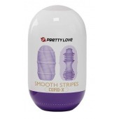 Сиреневый мастурбатор-яйцо Smooth Stripes - Baile - в Находке купить с доставкой