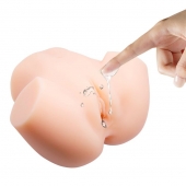 Телесный мастурбатор с 2 тоннелями Dual Vagina and Ass Veronica - Baile - в Находке купить с доставкой