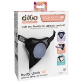 Черные трусики для страпона Body Dock SE на регулируемых ремнях - Pipedream - купить с доставкой в Находке