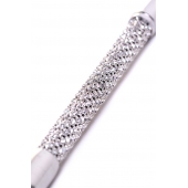 Чёрный стек с треугольным кожаным шлепком - 65 см. - ToyFa - купить с доставкой в Находке