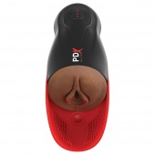 Коричневый мастурбатор-вагина с вибрацией Fuck-O-Matic 2 - Pipedream - в Находке купить с доставкой