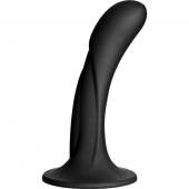 Черная изогнутая насадка Vac-U-Lock G-Spot - 16,5 см. - Doc Johnson - купить с доставкой в Находке