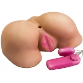 Вибровагина с двумя отверстиями и с выносным пультом - LOVETOY (А-Полимер) - в Находке купить с доставкой