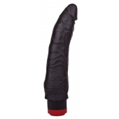 Чёрный вибратор-реалистик без мошонки - 17,5 см. - LOVETOY (А-Полимер)