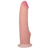 Реалистичный фаллоимитатор с бугорком - 18,5 см. - LOVETOY (А-Полимер)