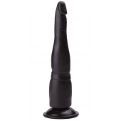 Чёрный анальный фаллоимитатор на подошве-присоске - 18,5 см. - LOVETOY (А-Полимер)