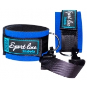 Сине-чёрные оковы на ноги из неопрена - Sitabella - купить с доставкой в Находке