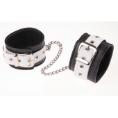 Черно-белые оковы на ноги - Sitabella - купить с доставкой в Находке