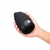 Черный вибромастурбатор для мужчин с подогревом - Pink Vibe - в Находке купить с доставкой