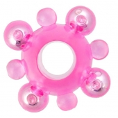 Эрекционное кольцо c бусинками - Toyfa Basic - в Находке купить с доставкой