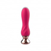 Розовый мини-вибратор Mini Vibrator с пультом ДУ - 12,5 см. - I-MOON