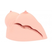 Полуторс Juliana Breast в виде груди с вибровагиной - KOKOS - в Находке купить с доставкой