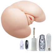 Вибрирующий мастурбатор-попка с ротацией и пультом управления - Baile - в Находке купить с доставкой