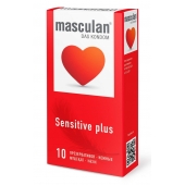 Презервативы Masculan Sensitive plus - 10 шт. - Masculan - купить с доставкой в Находке