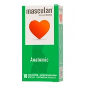 Презервативы анатомической формы Masculan Anatomic - 10 шт. - Masculan - купить с доставкой в Находке