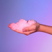 Массажная хрустящая пенка Tickle My Body Cotton Candy с ароматом сладкой ваты - 150 мл. - Love to Love - купить с доставкой в Находке