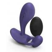 Темно-синий вибромассажер Witty P G Vibrator with Remote Control - Love to Love - в Находке купить с доставкой