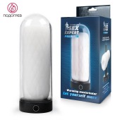 Оригинальный мастурбатор в колбе с нагревом - Sex Expert - в Находке купить с доставкой