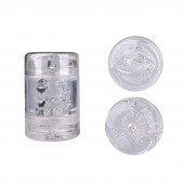 Прозрачный двусторонний мастурбатор Joy Cup - анус и рот - Erokay - в Находке купить с доставкой