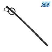 Черный стимулятор уретры Sex Expert - Sex Expert - купить с доставкой в Находке