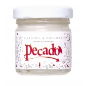 Массажная свеча Caramel   Popcorn - 35 мл. - Pecado - купить с доставкой в Находке