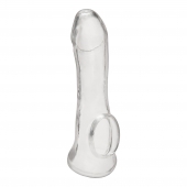 Прозрачная насадка на пенис Transparent Penis Enhancing Sleeve Extension - 15,9 см. - BlueLine - в Находке купить с доставкой