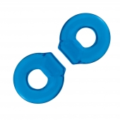 Комплект из двух колец для пениса 2-Pack Ultra-Stretch Stamina Endurance Ring - BlueLine - в Находке купить с доставкой