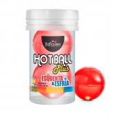 Лубрикант на масляной основе Hot Ball Plus с охлаждающе-разогревающим эффектом (2 шарика по 3 гр.) - HotFlowers - купить с доставкой в Находке