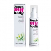 Силиконовый лубрикант 2-в-1 Touch My Body с ароматом моной - 100 мл. - Love to Love - купить с доставкой в Находке