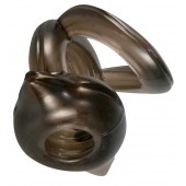 Черное эрекционное кольцо для пениса и мошонки - Orion - в Находке купить с доставкой