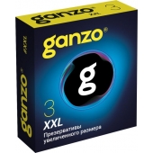 Презервативы увеличенного размера Ganzo XXL - 3 шт. - Ganzo - купить с доставкой в Находке