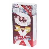 Ароматизированные презервативы Sagami Xtreme COLA - 10 шт. - Sagami - купить с доставкой в Находке
