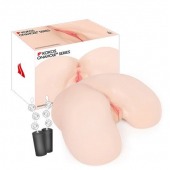 Мастурбатор-полуторс с двойным слоем материала и вибрацией Maria Onahole Real Vagina - KOKOS - в Находке купить с доставкой