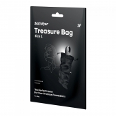 Черный мешочек для хранения игрушек Treasure Bag L - Satisfyer - купить с доставкой в Находке