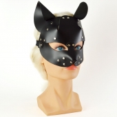 Черная кржаная маска Pussy - Sitabella - купить с доставкой в Находке