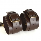 Коричневые наручники IDEAL - Sitabella - купить с доставкой в Находке