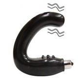 Чёрный массажёр простаты серии Sex Expert - Sex Expert - в Находке купить с доставкой