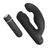 Черный вибромассажер Gladiator - 10,7 см. - S-HANDE - в Находке купить с доставкой