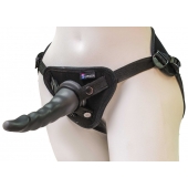 Комплект из трусиков Harness и двух насадок - 20,5 и 18 см. - LOVETOY (А-Полимер) - купить с доставкой в Находке