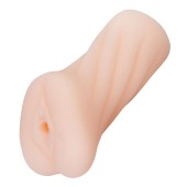 Эластичный компактный мастурбатор-вагина телесного цвета - Tokyo Style - в Находке купить с доставкой