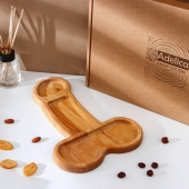 Деревянное блюдо для подачи в форме члена (32,5 х 20 х 1,7 см) - Сима-Ленд - купить с доставкой в Находке